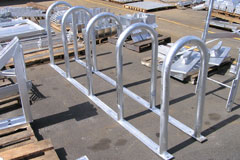 bike rack hot dipped galvanized