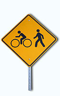 Pedestrian Road Sign